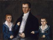 Joshua Johnson John Jacob Anderson and Sons, John and Edward Spain oil painting artist